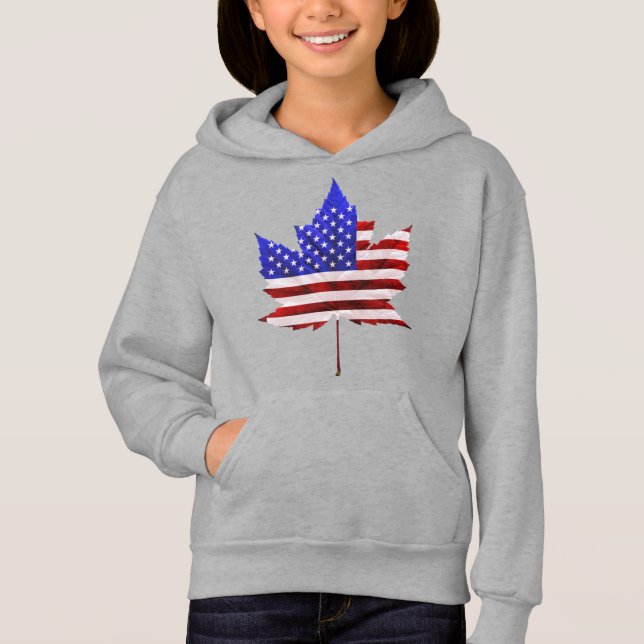 USA Canada T-Shirts Canada US Kids Shirts Hoodies (Front)