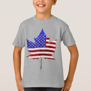 USA Canada T-Shirts Canada US Kids Shirts Hoodies
