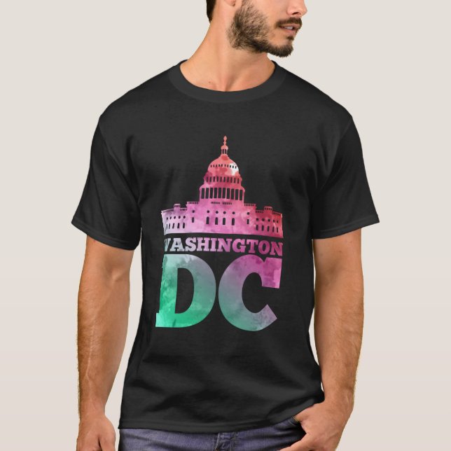 Usa Capital Washington Dc Capitol Hill T-Shirt (Front)