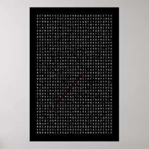 USA capitals, poster with word search