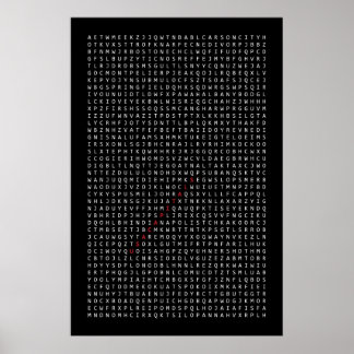 USA capitals, poster with word search