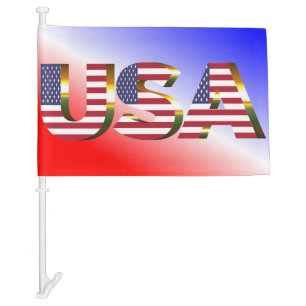 USA CAR FLAG