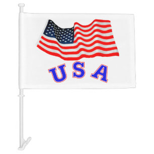 USA Car Flag