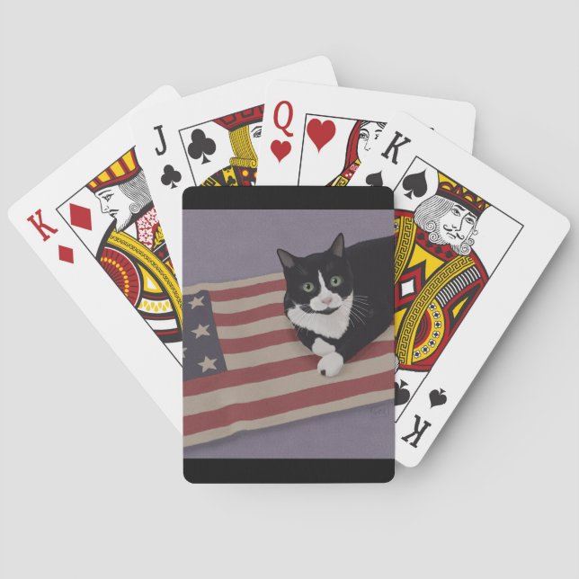 USA Cat Poker Cards (Back)