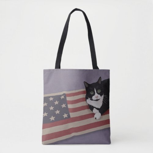USA Cat  Tote Bag