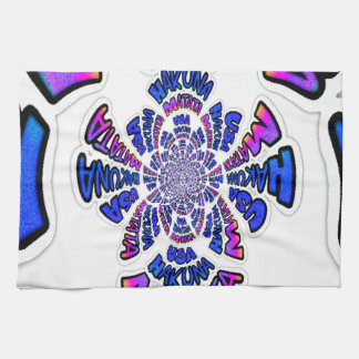 USA Celebration: Lovely Fun Text Dynamic Art Kitchen Towel