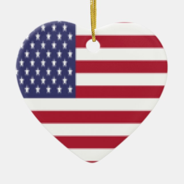 USA CERAMIC ORNAMENT (Front)