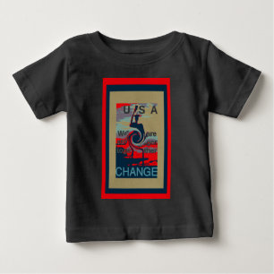 USA Change: Stronger Together Unity Design Baby T-Shirt
