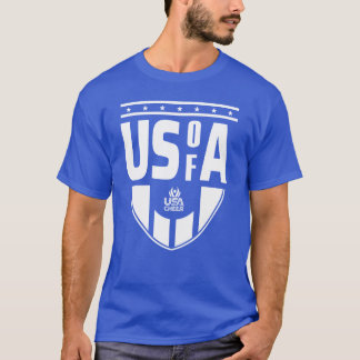 USA Cheer Royal Blue US of A Fan Tee