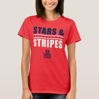 USA Cheer Stars & Stripes Fan Tee