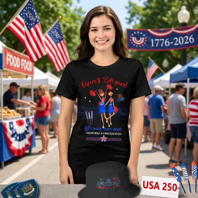 USA Cheerleader US 250th Anniversary Patriotic Tri-Blend Shirt (USA Cheerleader US 250th Anniversary Patriotic Tri-Blend Shirt)