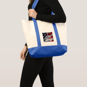 USA Christmas: A Festive Celebration of Freedom Tote Bag