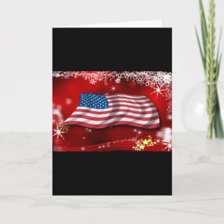 USA Christmas Holiday Card
