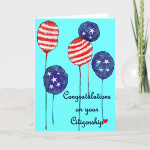 Usa citizen letterpress thank you card