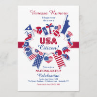 USA Citizen Nationalization Party Invitation