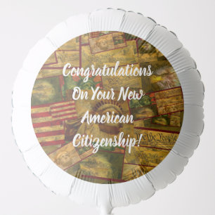 USA Citizenship Balloon