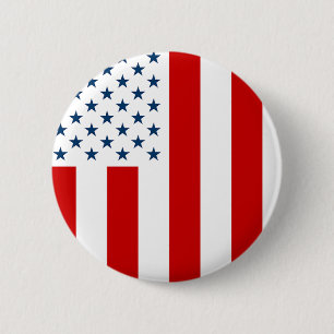 USA Civil Flag of Peacetime Button