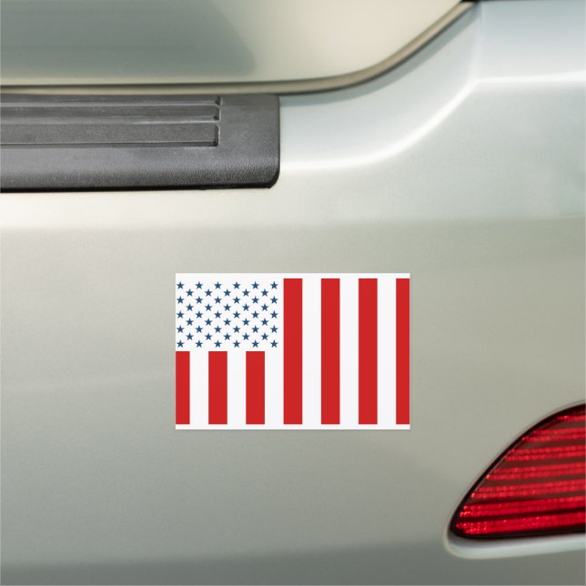 USA Civil Flag of Peacetime Car Magnet (In Situ)