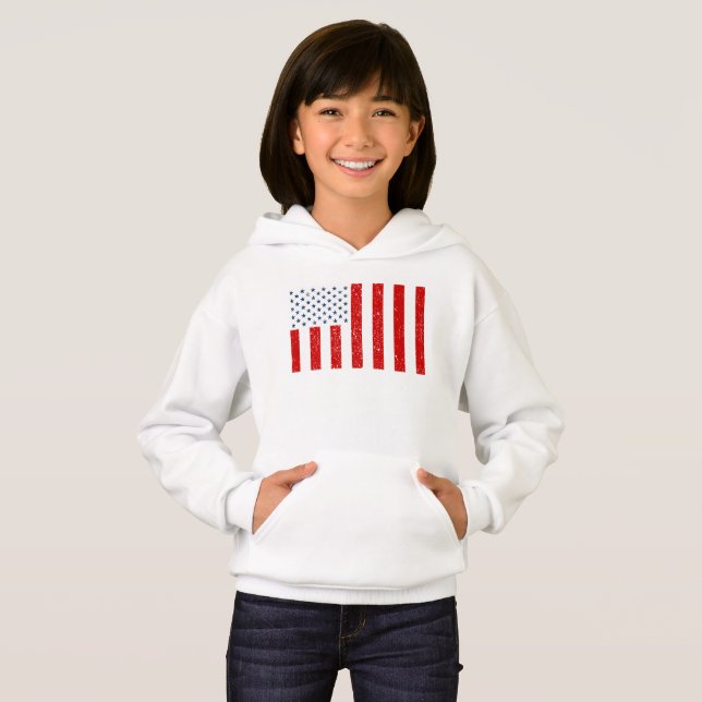 USA Civil Flag of Peacetime Hoodie (Front Full)