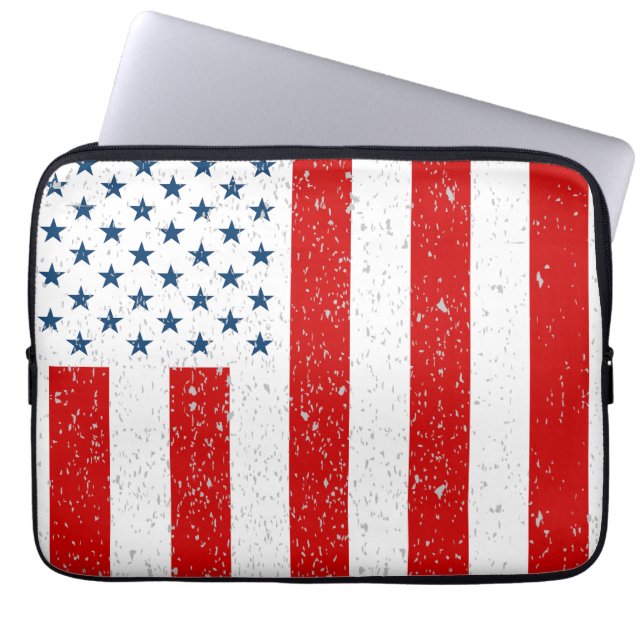 USA Civil Flag of Peacetime Laptop Sleeve (Front)