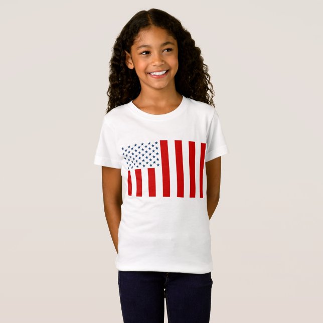 USA Civil Flag of Peacetime T-Shirt (Front Full)