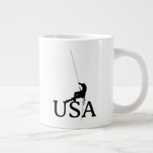 USA Climbing Silhouette Minimalist Design
