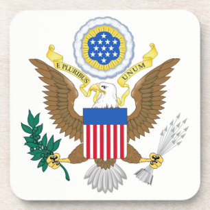 USA Coat of Arms coastercn Beverage Coaster