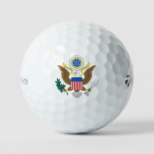 USA Coat Of Arms tmtp5 gbcnt Golf Balls