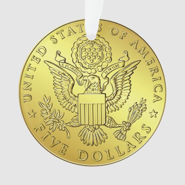 USA COIN Ornament (Front)
