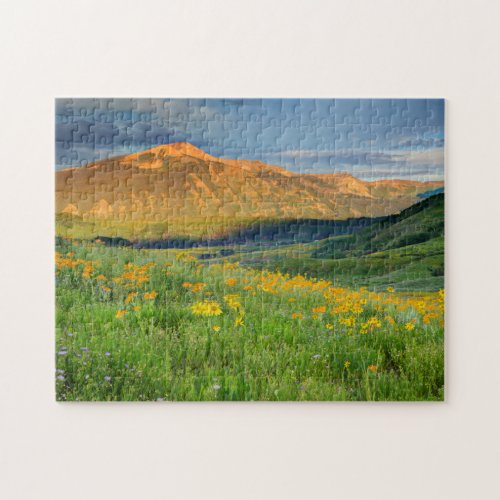 USA Colorado Crested Butte Landscape 3 Jigsaw Puzzle