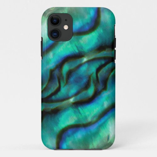 USA Colorado Lafayette Abalone shell montage iPhone 11 Case