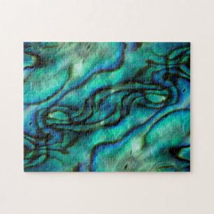 USA, Colorado, Lafayette. Abalone shell montage Jigsaw Puzzle