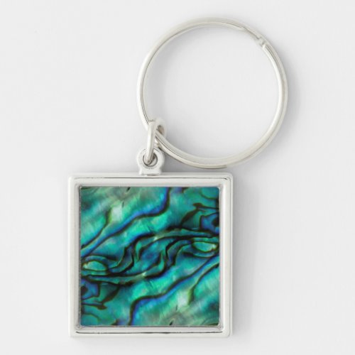 USA Colorado Lafayette Abalone shell montage Keychain