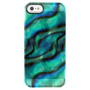 USA, Colorado, Lafayette. Abalone shell montage Clear iPhone SE/5/5s Case