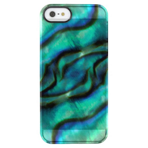 USA Colorado Lafayette Abalone shell montage Clear iPhone SE55s Case