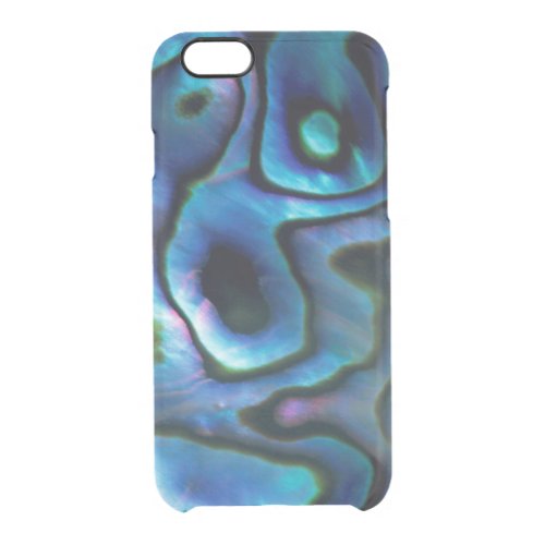 USA Colorado Lafayette Abalone shell Clear iPhone 66S Case