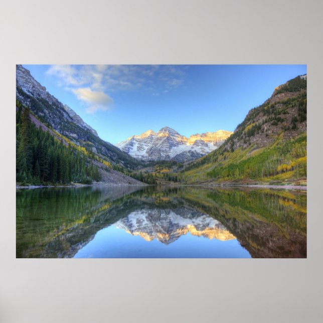 USA, Colorado, Maroon Bells-Snowmass Poster (Front)