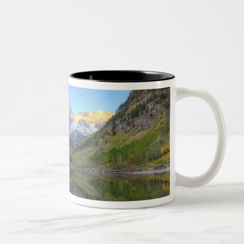 USA Colorado Maroon Bells_Snowmass Two_Tone Coffee Mug