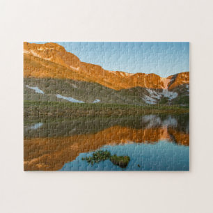 USA, Colorado, Mt. Evans. Summit Lake Reflection Jigsaw Puzzle