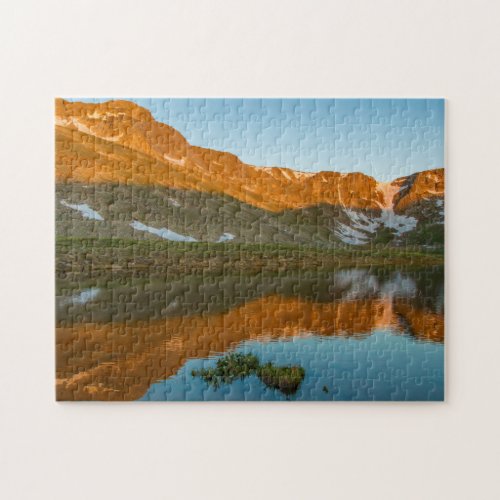 USA Colorado Mt Evans Summit Lake Reflection Jigsaw Puzzle