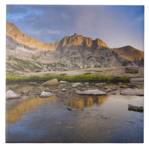 USA, Colorado, Rocky Mountain NP. Storm clouds Ceramic Tile
