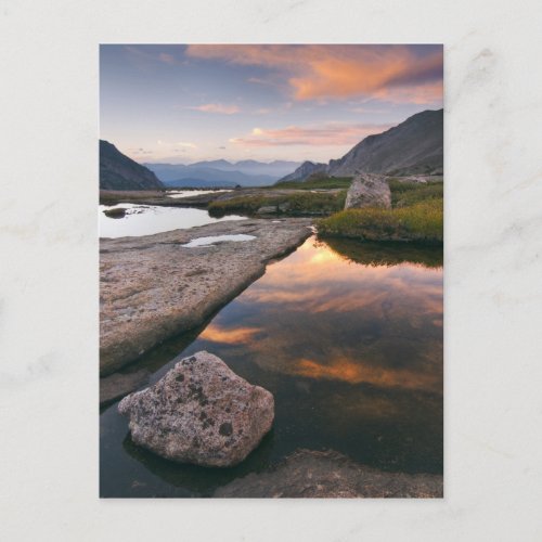 USA Colorado Rocky Mountain NP  Sunrise in Postcard