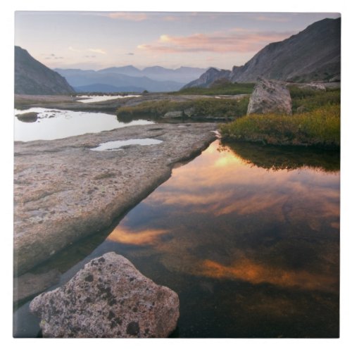 USA Colorado Rocky Mountain NP  Sunrise in Tile