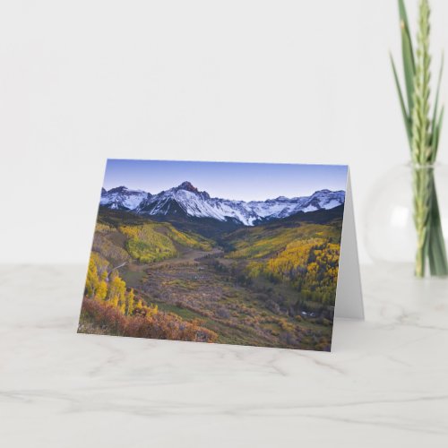 USA Colorado Rocky Mountains San Juan Card