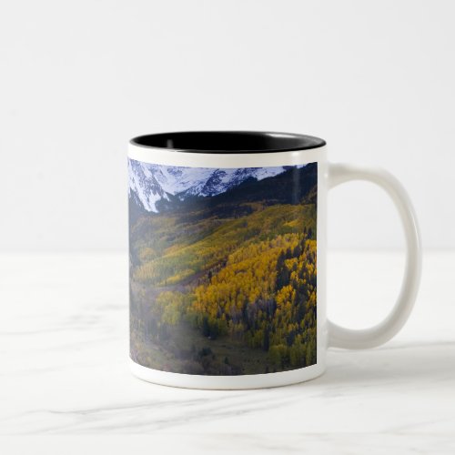 USA Colorado Rocky Mountains San Juan Two_Tone Coffee Mug