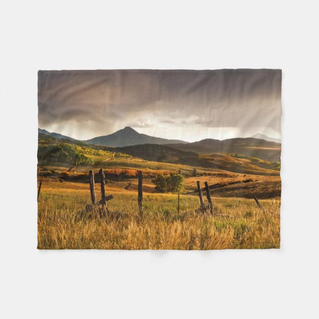 USA, Colorado, San Juan Mountains Fleece Blanket (Front (Horizontal))