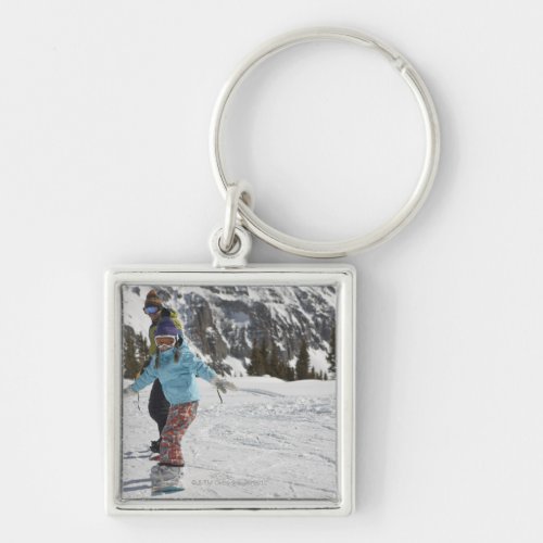 USA Colorado Telluride Father and daughter 2 Keychain