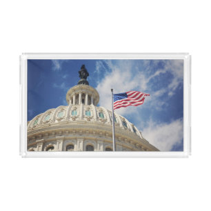 USA, Columbia, Washington DC, Capitol Building Acrylic Tray
