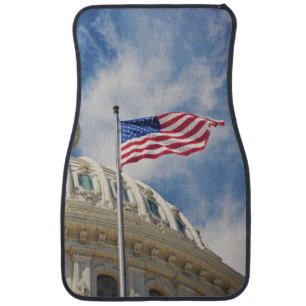 USA, Columbia, Washington DC, Capitol Building Car Floor Mat