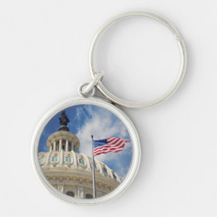 USA, Columbia, Washington DC, Capitol Building Keychain